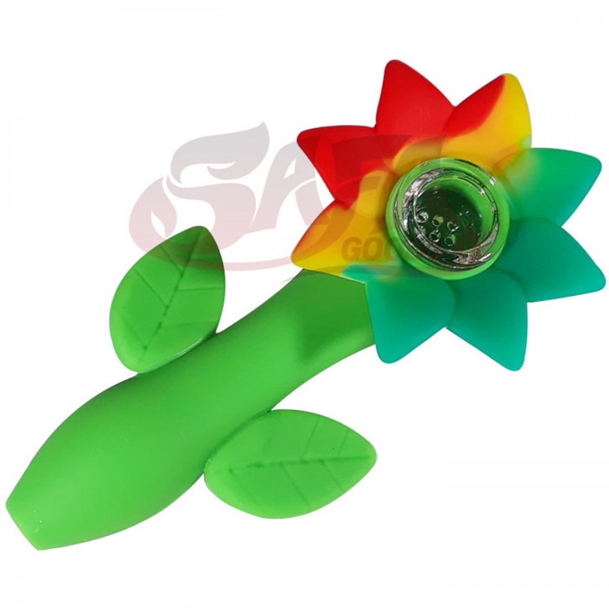 Silicone Sunflower Water Pipes 5PC Bundle